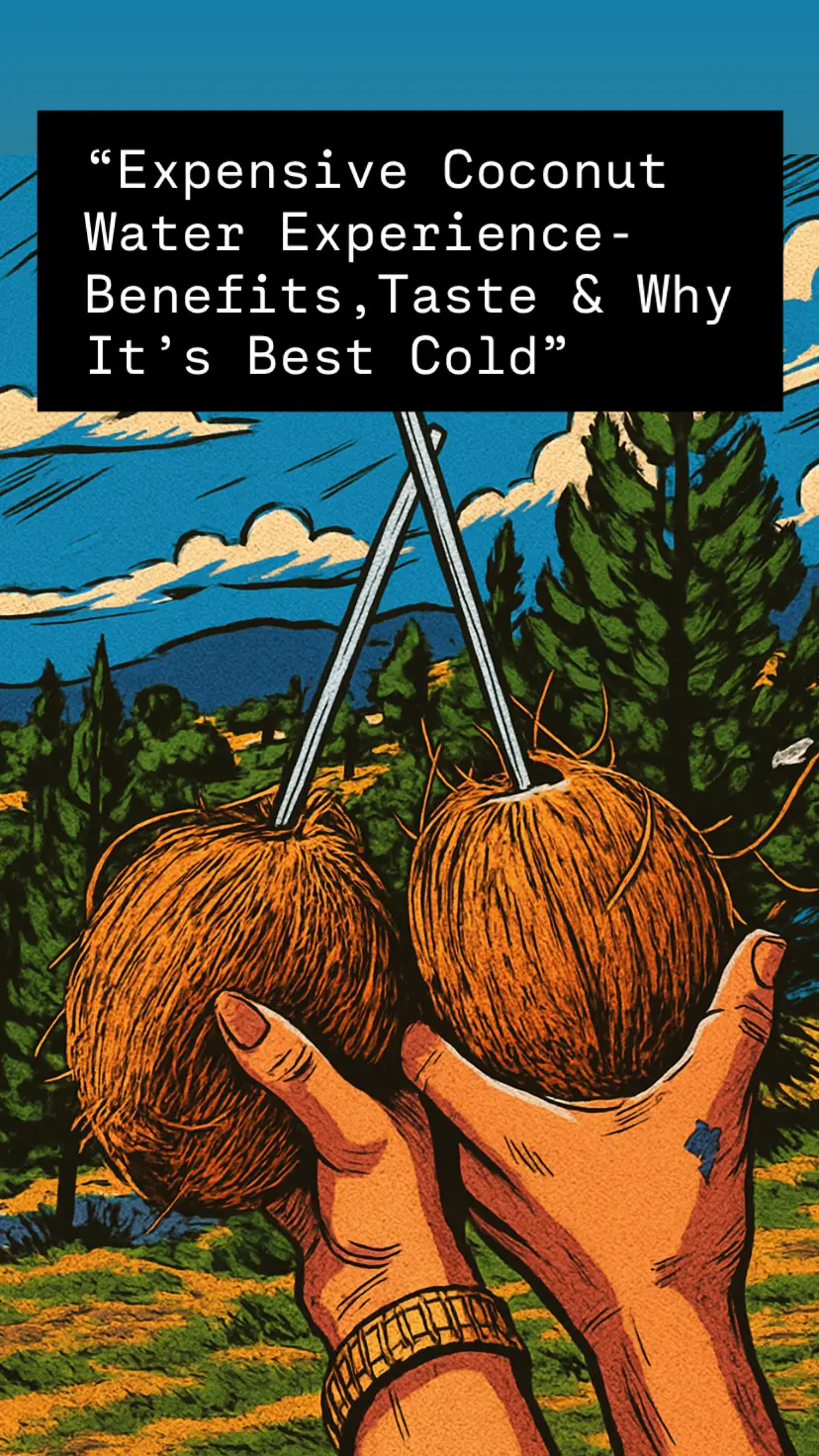 Expensive Coconut Water Experience — Benefits, Taste & Why It’s Best Cold”